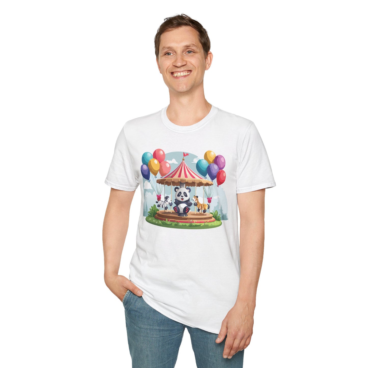 Panda Shirt, T Shirt with Panda, Animal Shirt, Tee Shirt with Animals