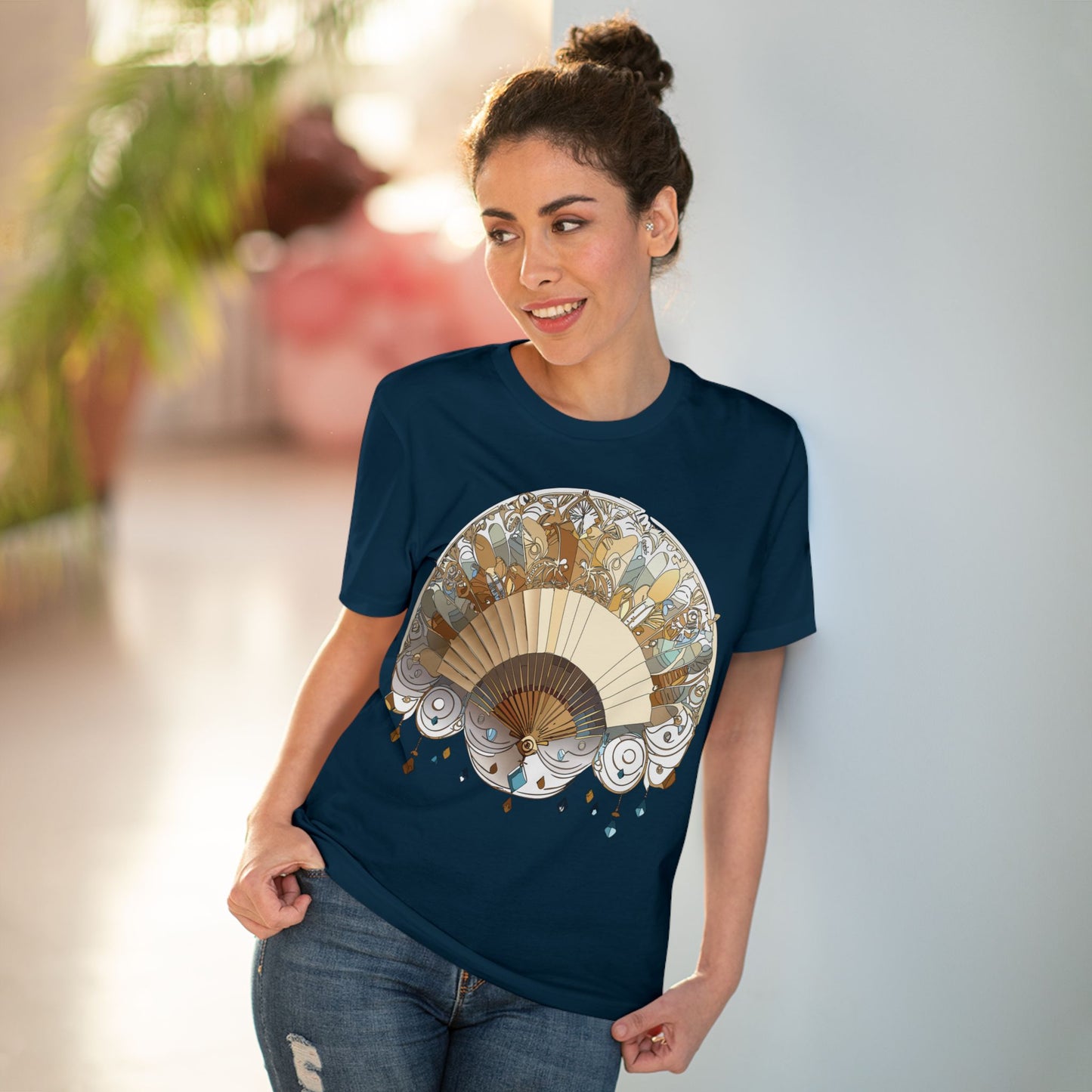 Organic T-shirt with Fan