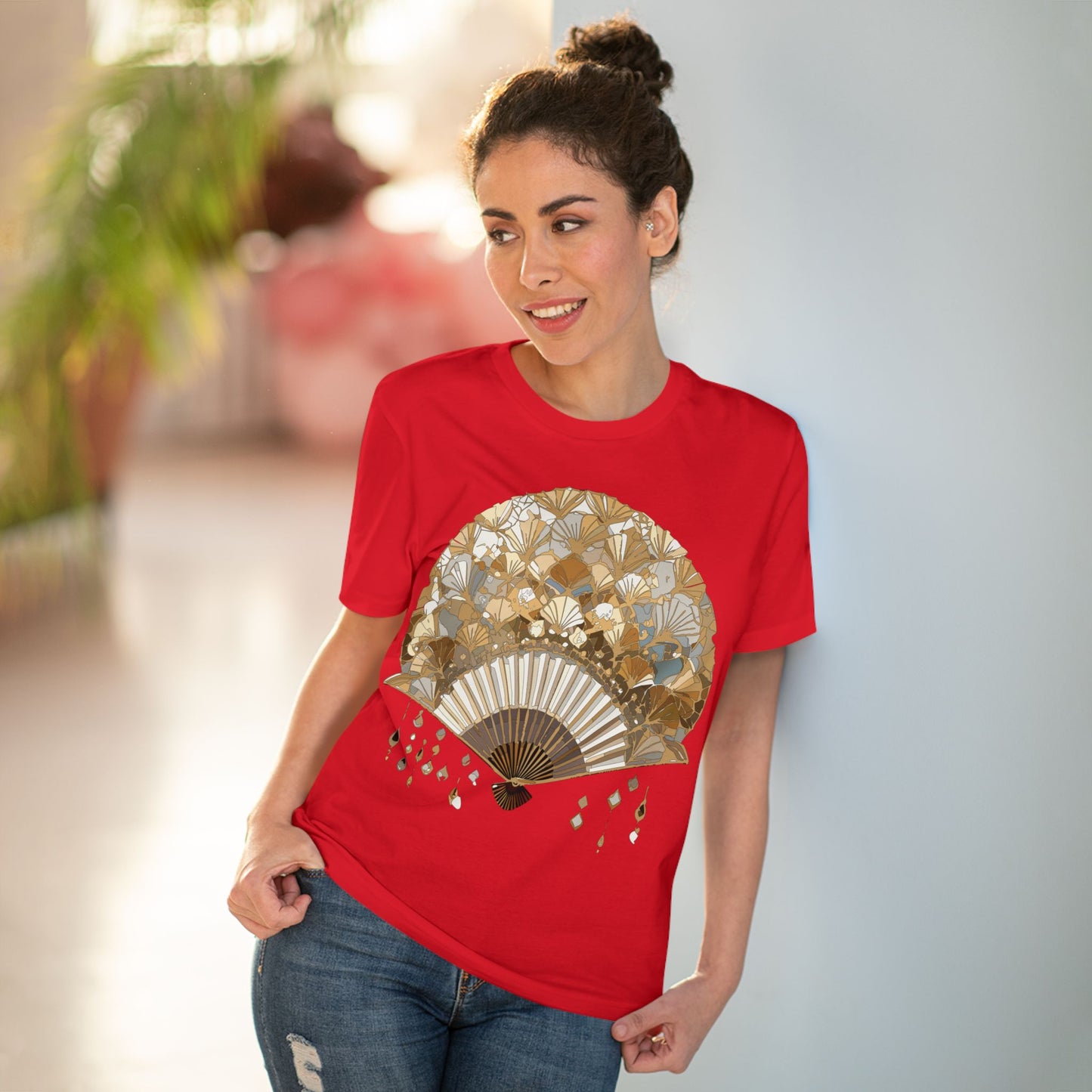 Organic T-shirt with Fan