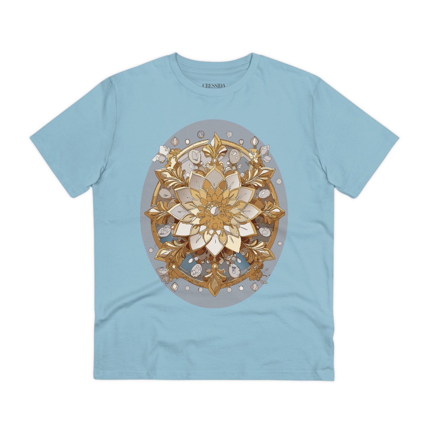 Organic T-shirt with Flower