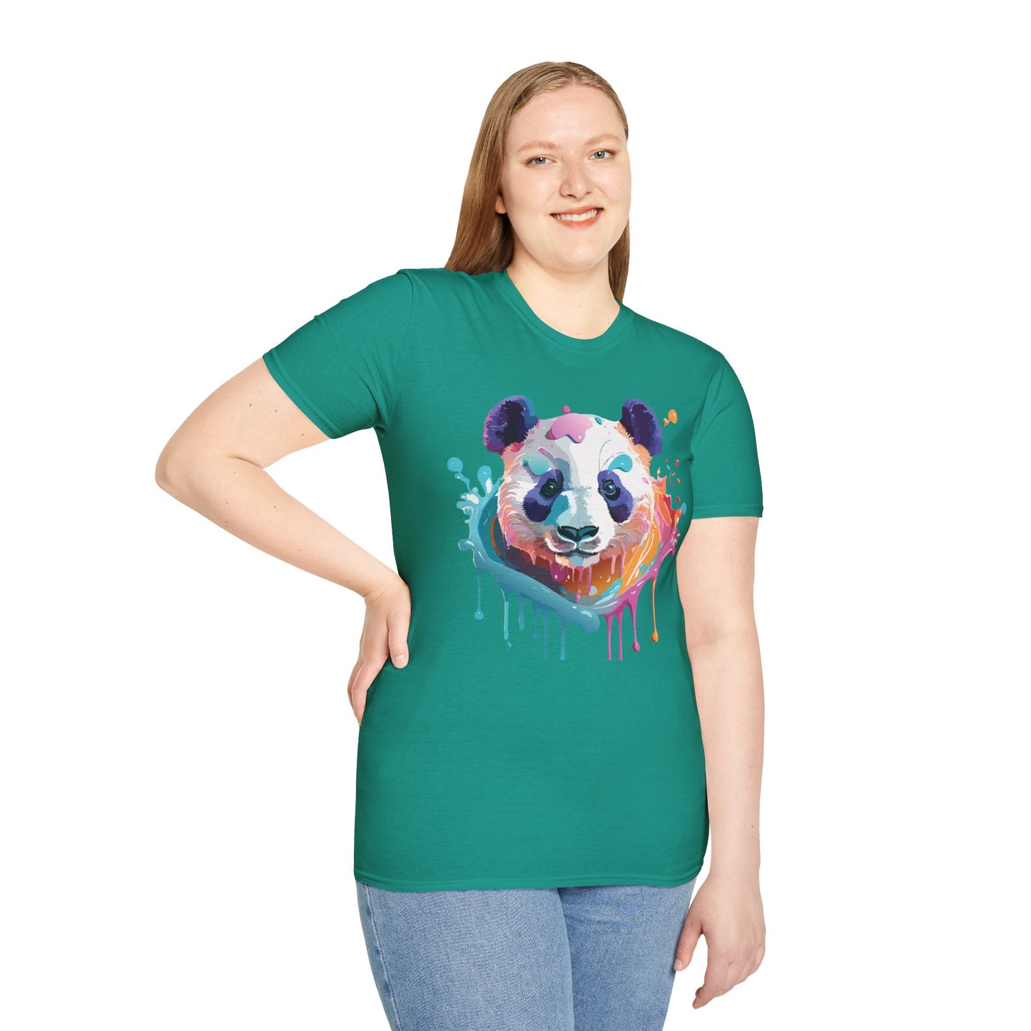 Panda Shirt, T Shirt with Panda, Animal Shirt, Tee Shirt with Animals
