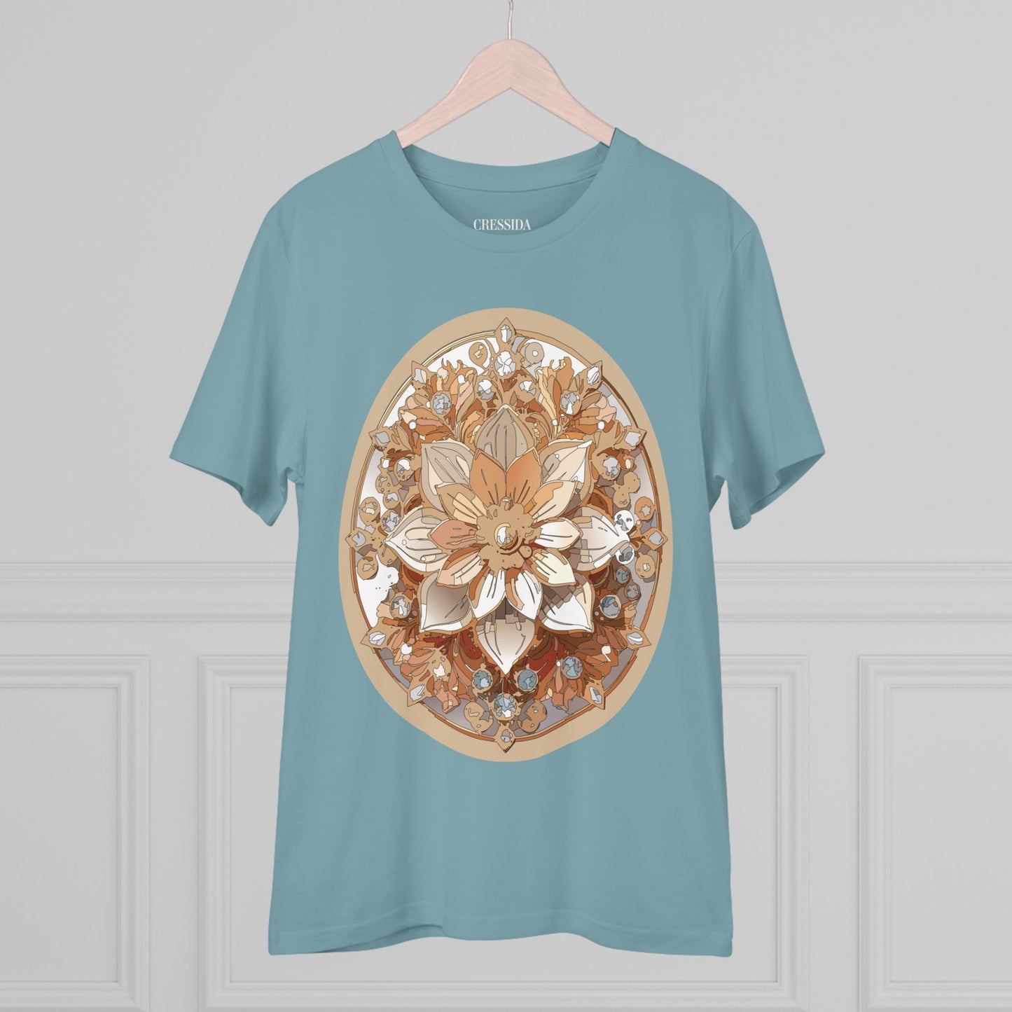 Organic T-shirt with Flower