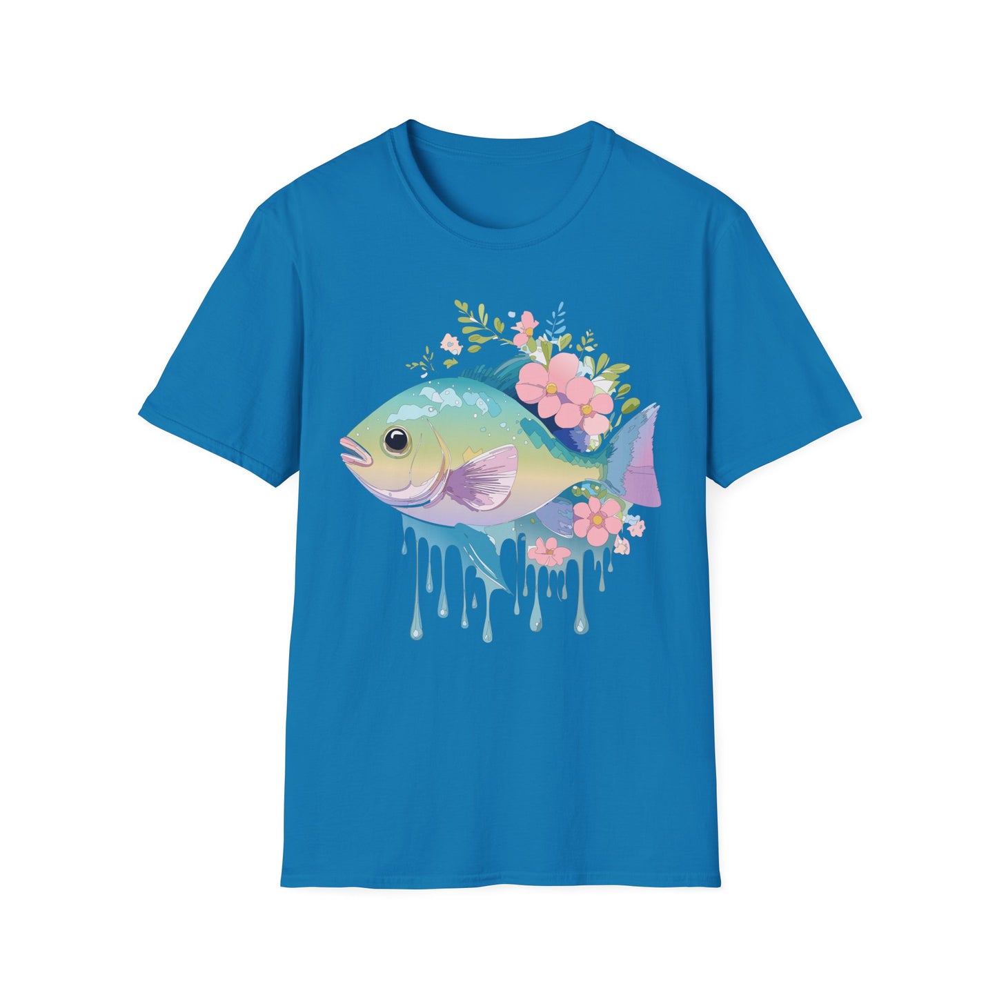 Fish Art Design Shirt, T Shirt with Fish, Graphic Shirt, Tee Shirt with Graphic Design, Shirt with Fish Graphic Art