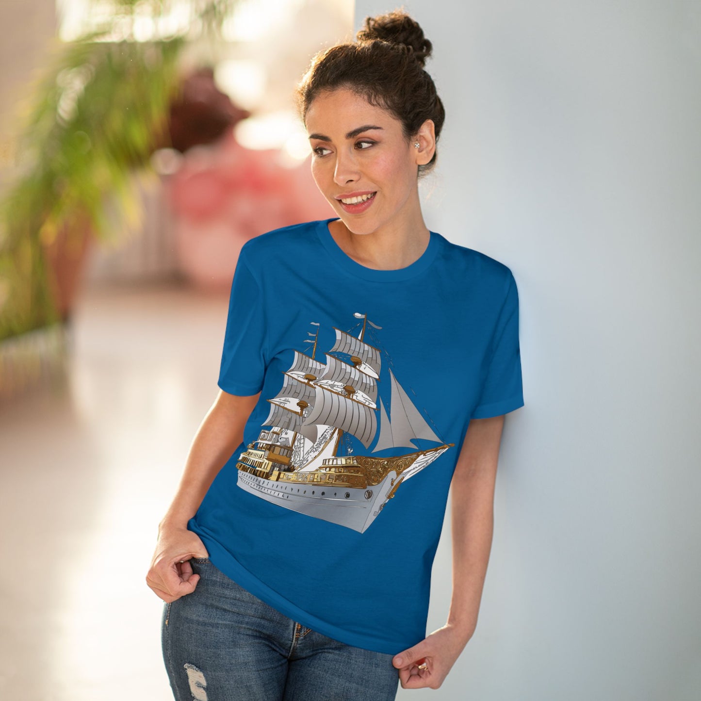 Organic T-shirt with Ship