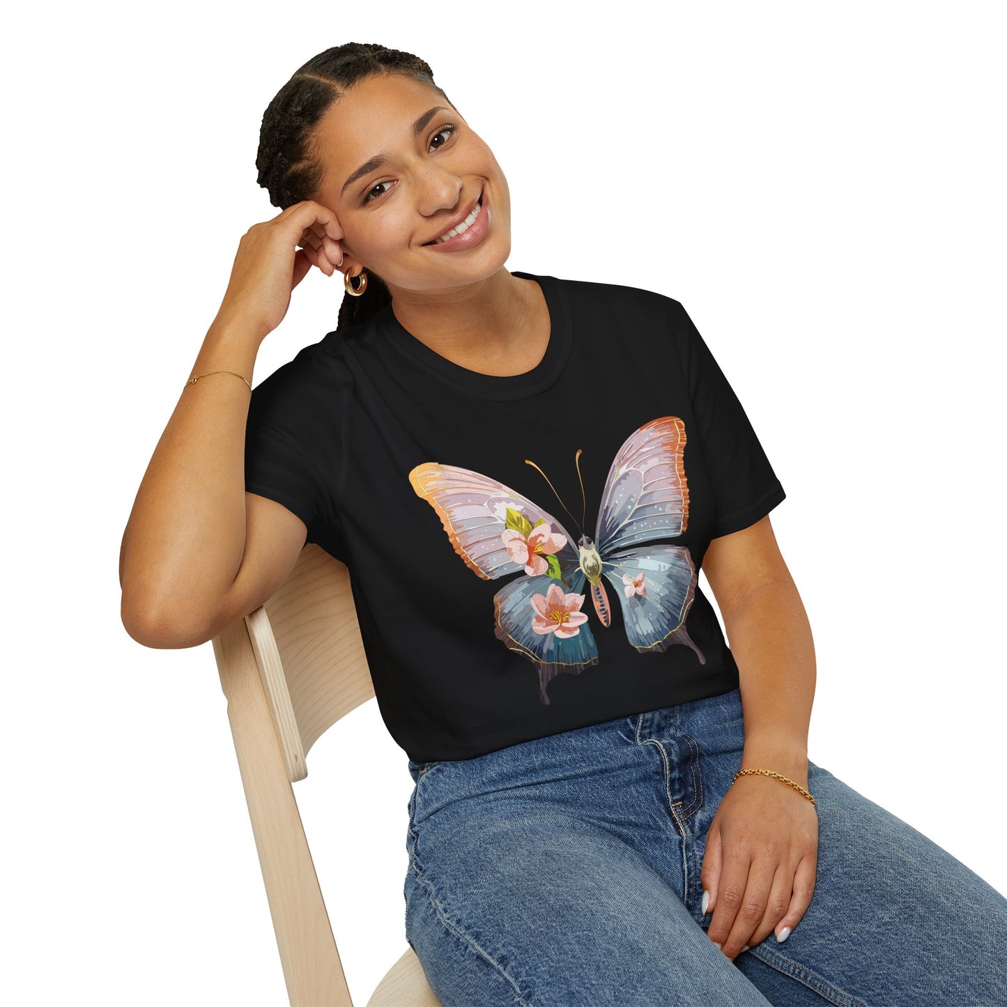 Butterfly Shirt, T Shirt with Butterfly, Monarch Shirt