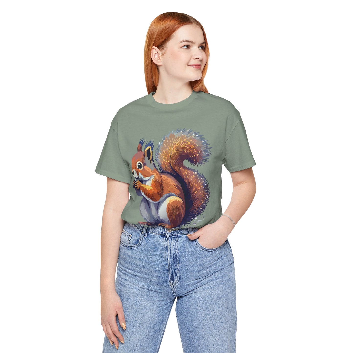 Unisex Animal Shirt, Tee Shirt with Animals, Art Design Tee Shirt, Wild Animals Shirt