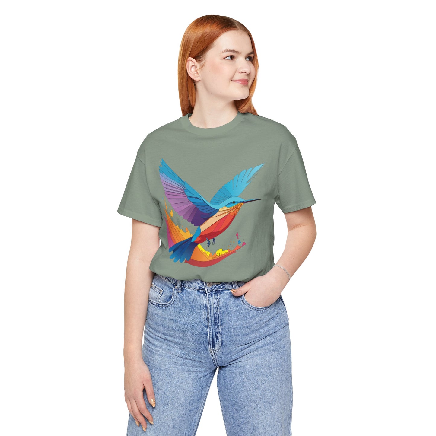 Unisex Animal Shirt, Tee Shirt with Animals, Art Design Tee Shirt, Wild Animals Shirt
