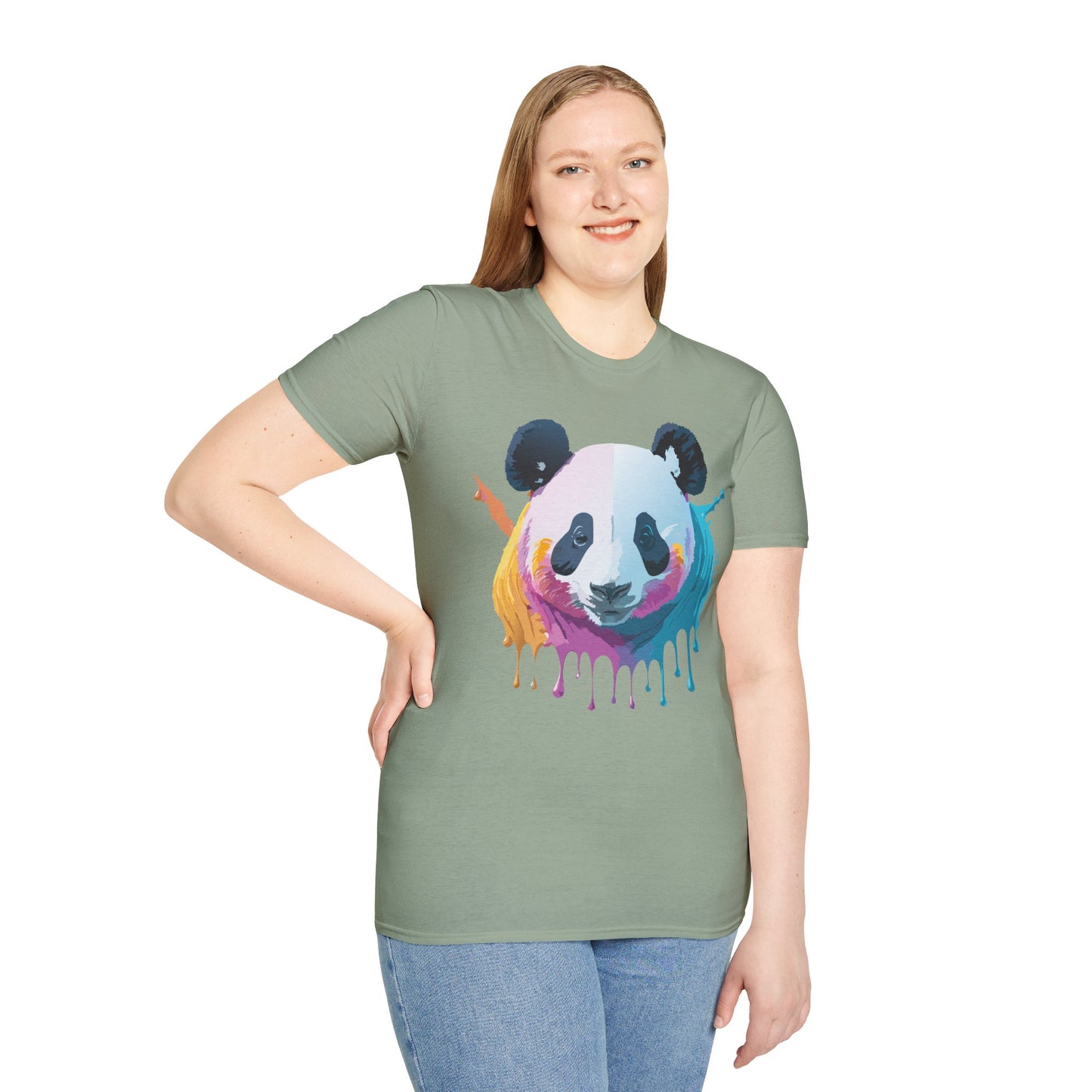 Panda Shirt, T Shirt with Panda, Animal Shirt, Tee Shirt with Animals