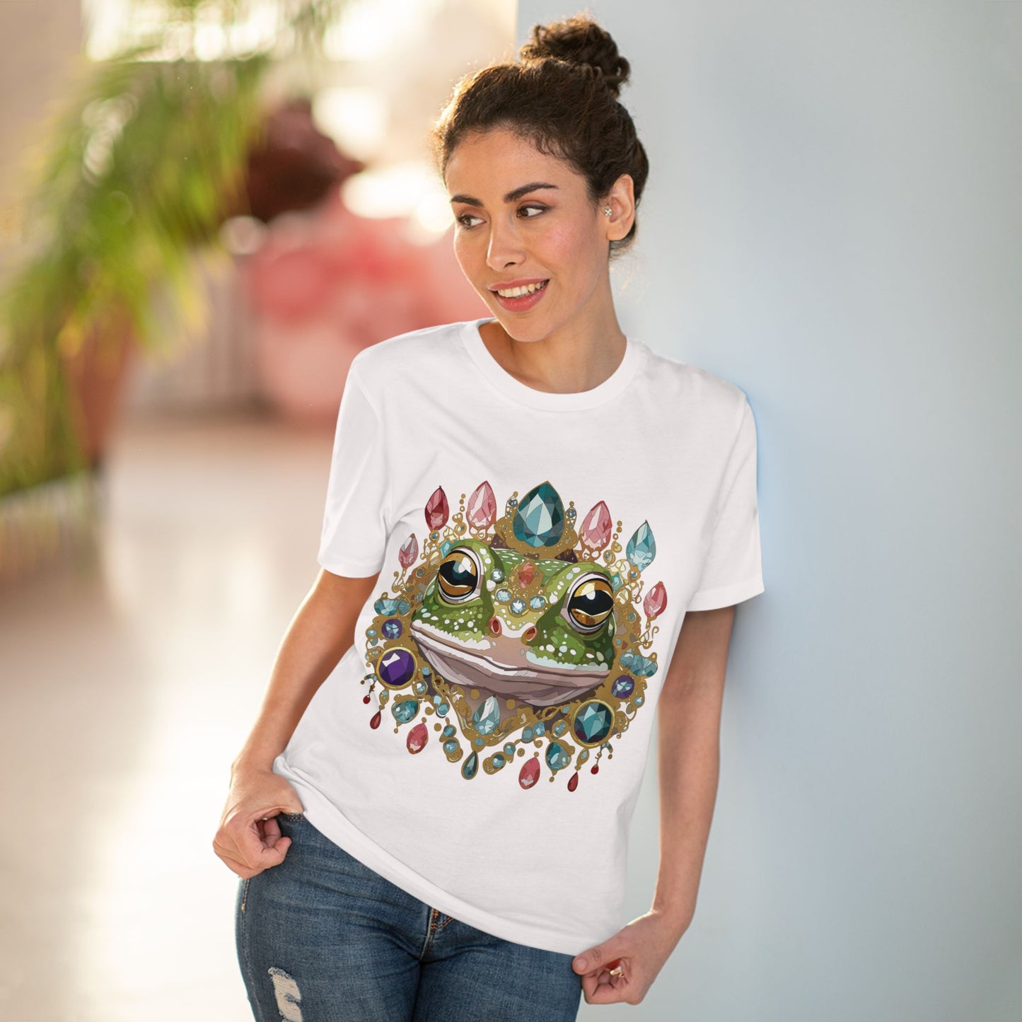 Organic T-shirt with Animals - Frog