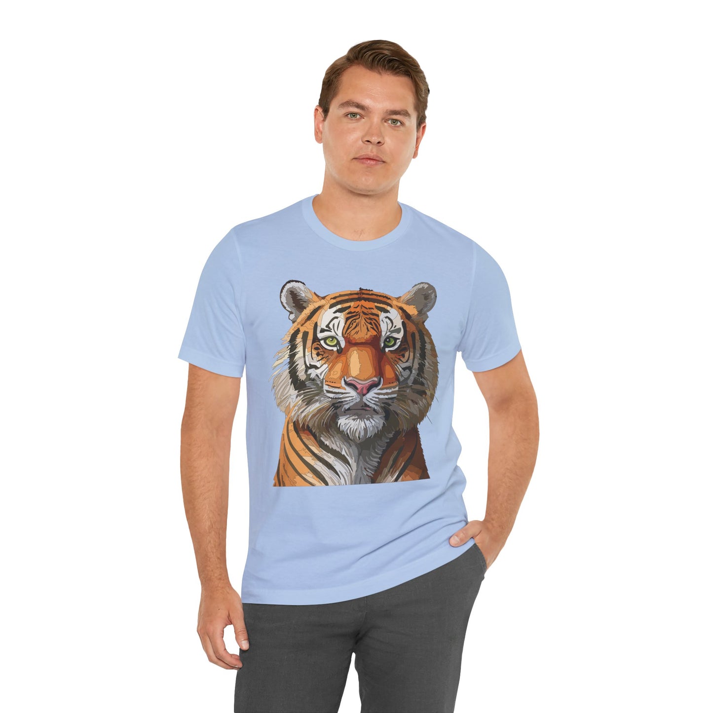 Unisex Animal Shirt, Tee Shirt with Animals, Art Design Tee Shirt, Wild Animals Shirt