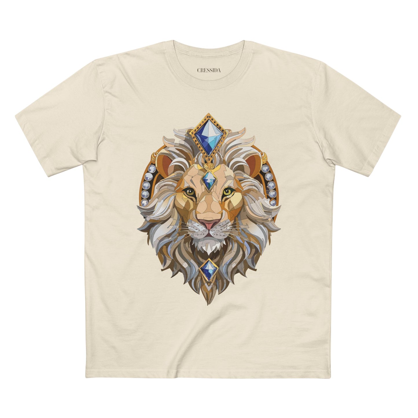 Unisex Animal Medallion Graphic Tee 100 Percent Cotton Premium Shirt