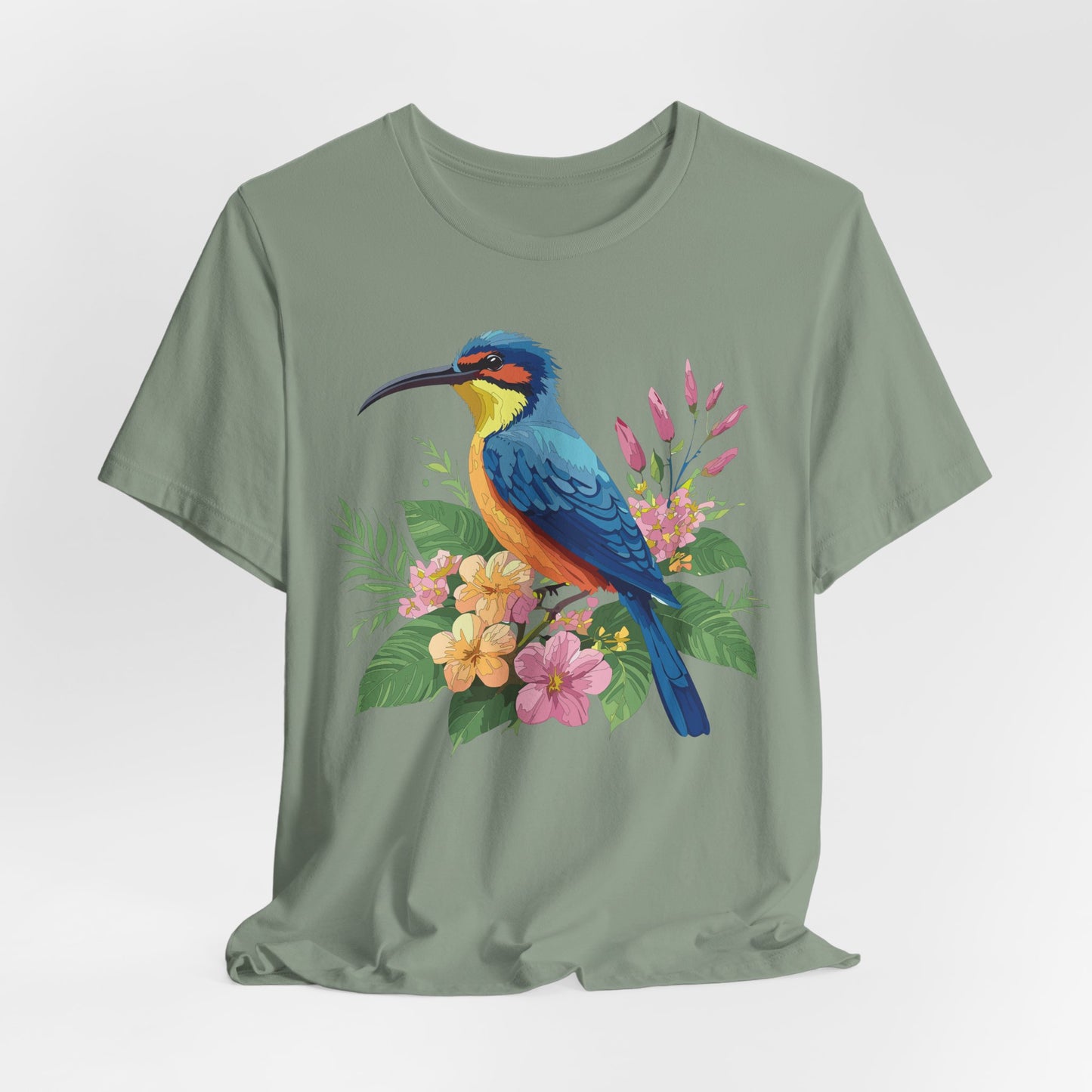 Unisex Animal Shirt, Tee Shirt with Animals, Art Design Tee Shirt, Wild Animals Shirt