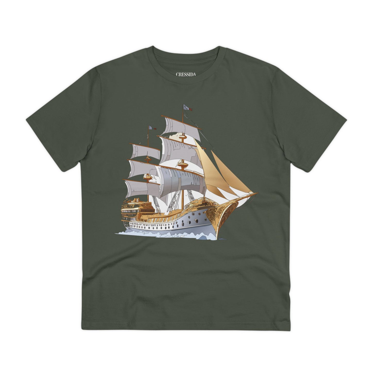 Organic T-shirt with Ship