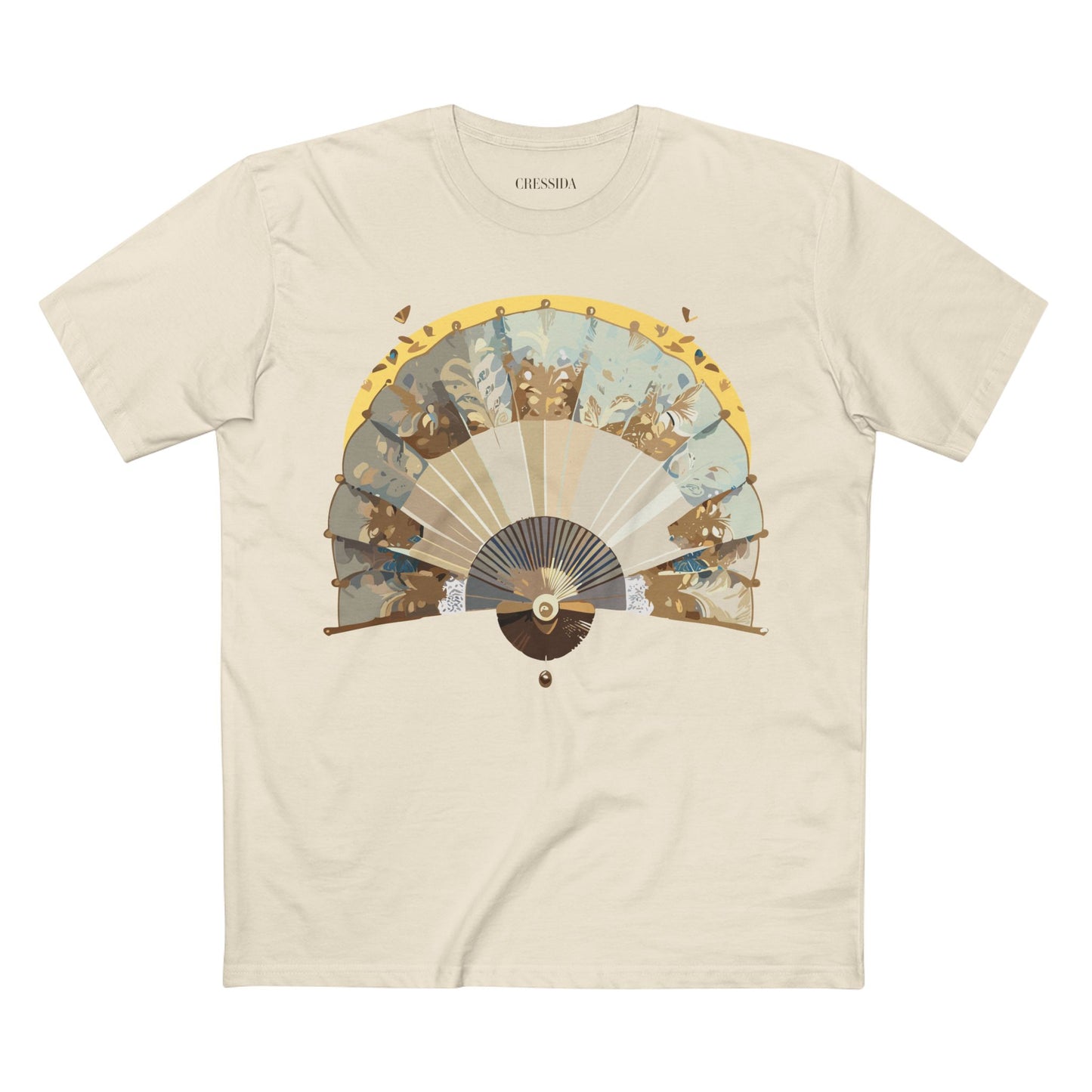Fan shirt, Shirt with Fan, Tee Shirt with Antique Fan