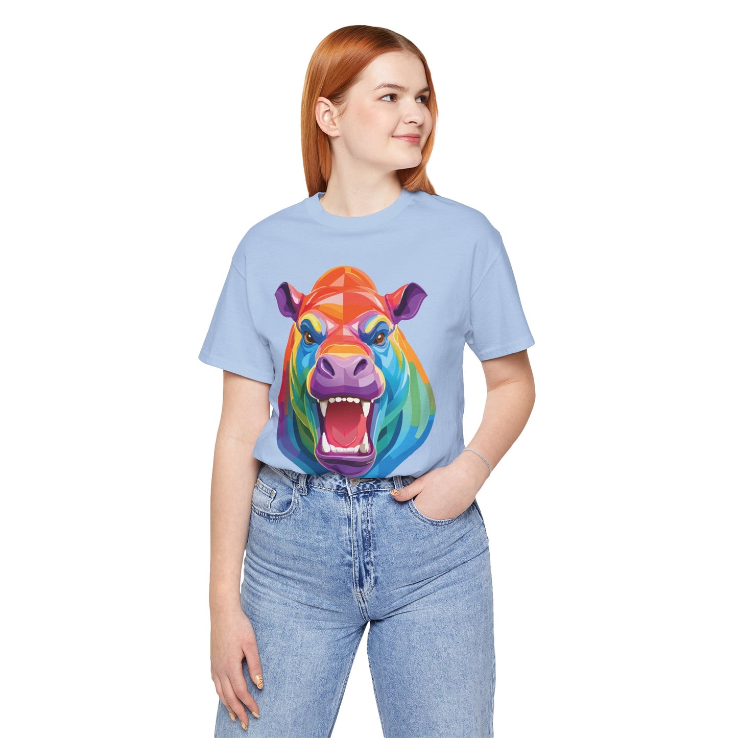Unisex Animal Shirt, Tee Shirt with Animals, Art Design Tee Shirt, Wild Animals Shirt
