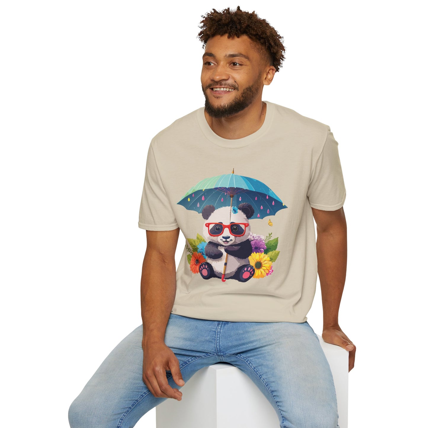 Panda Shirt, T Shirt with Panda, Animal Shirt, Tee Shirt with Animals