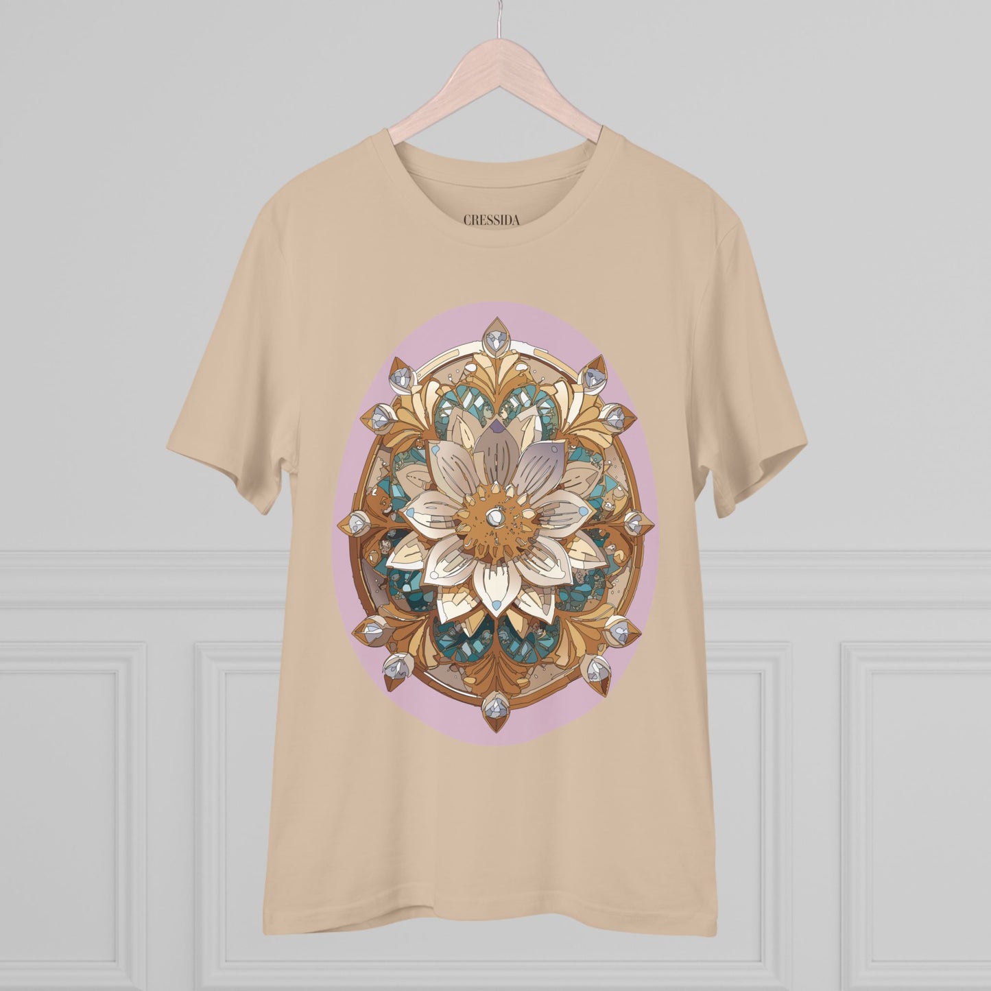 Organic T-shirt with Flower