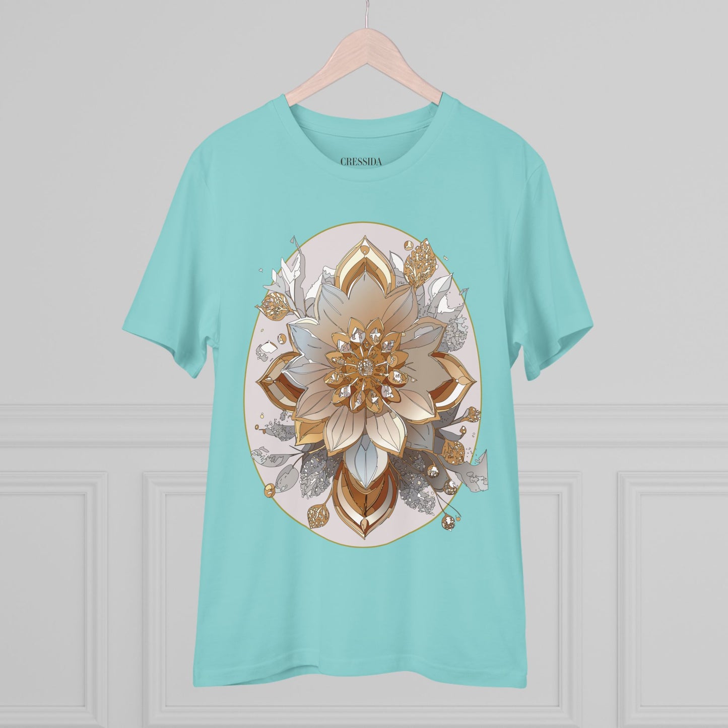 Organic T-shirt with Flower