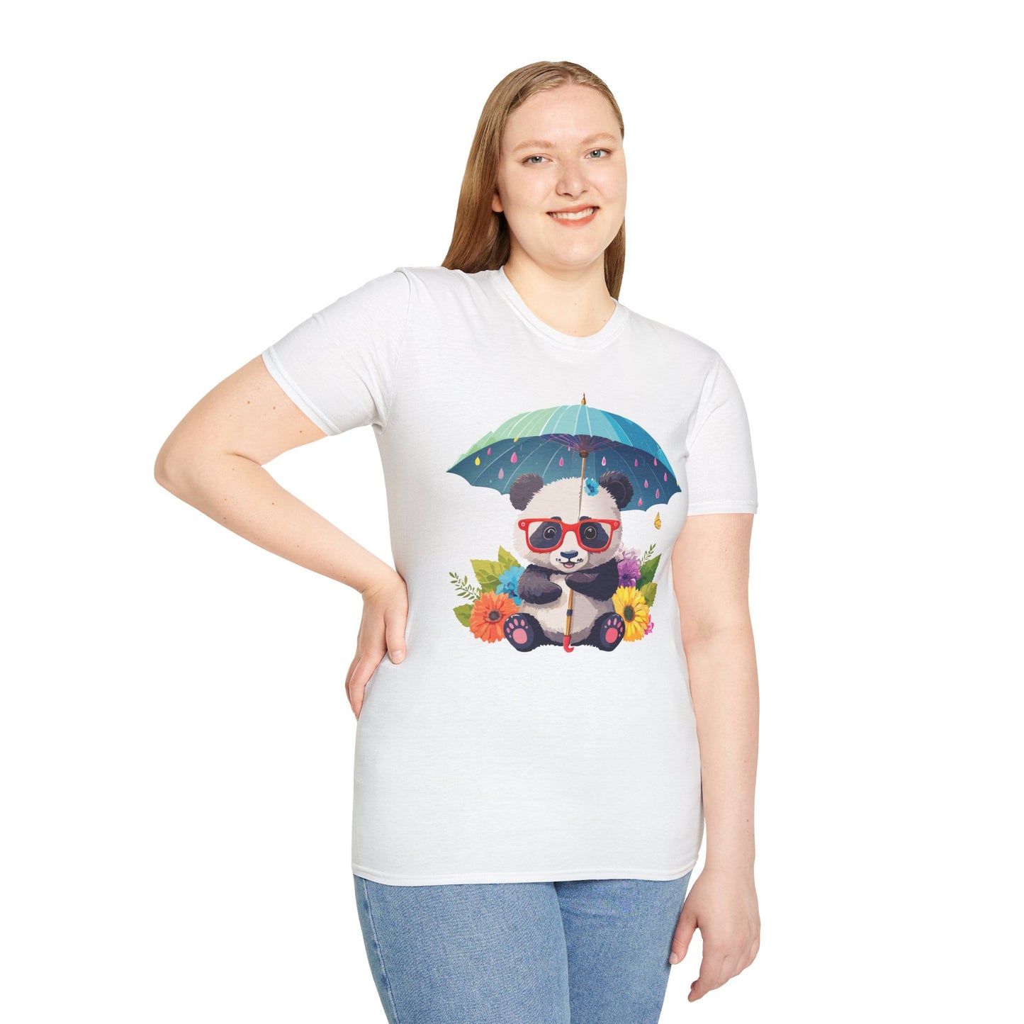 Panda Shirt, T Shirt with Panda, Animal Shirt, Tee Shirt with Animals
