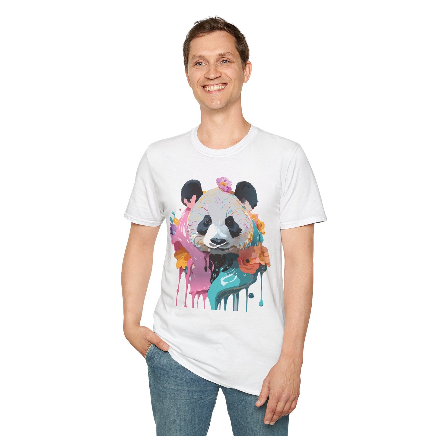 Panda Shirt, T Shirt with Panda, Animal Shirt, Tee Shirt with Animals