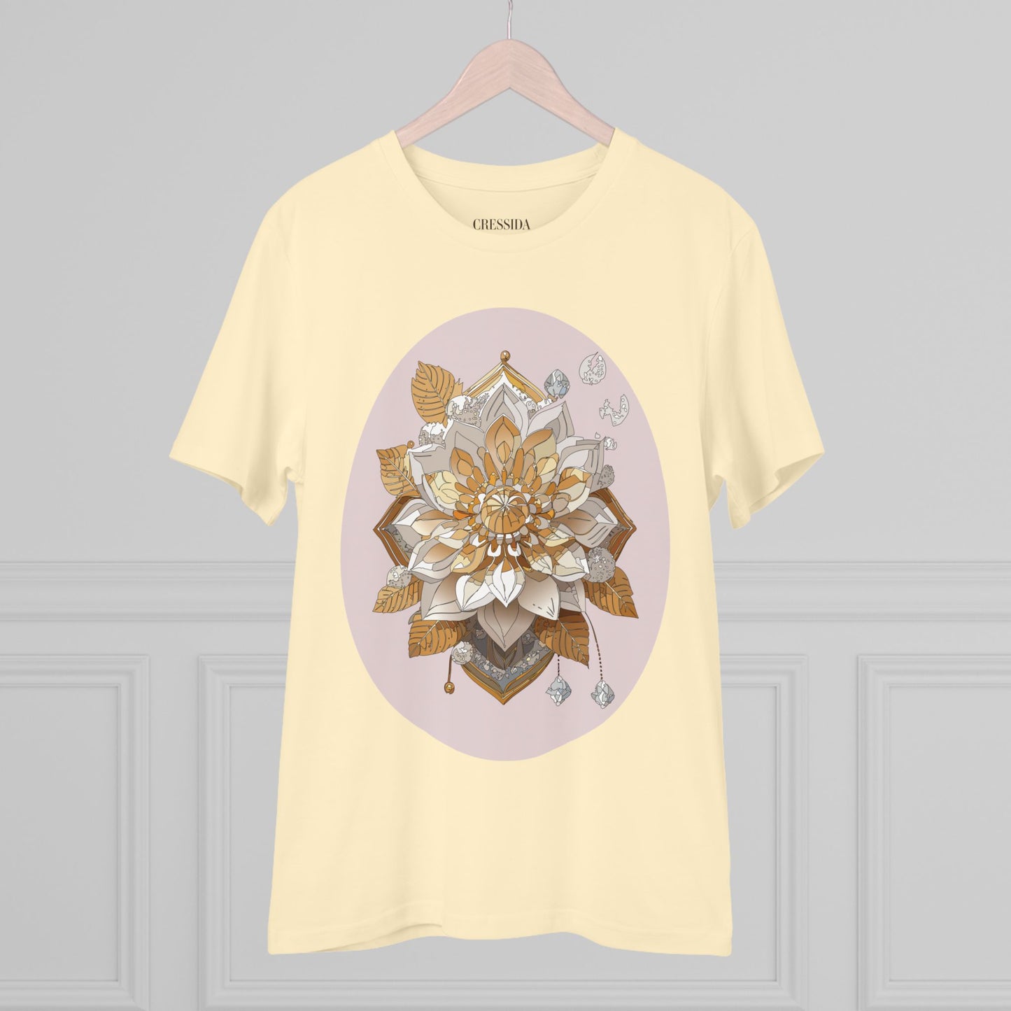 Organic T-shirt with Flower