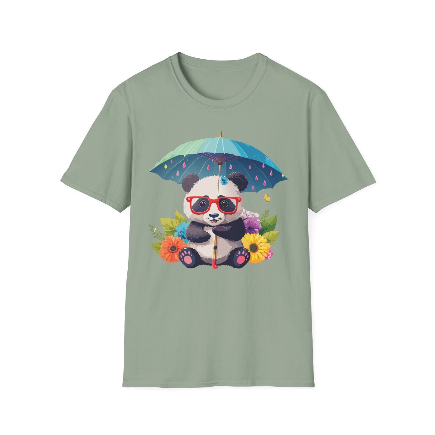 Panda Shirt, T Shirt with Panda, Animal Shirt, Tee Shirt with Animals