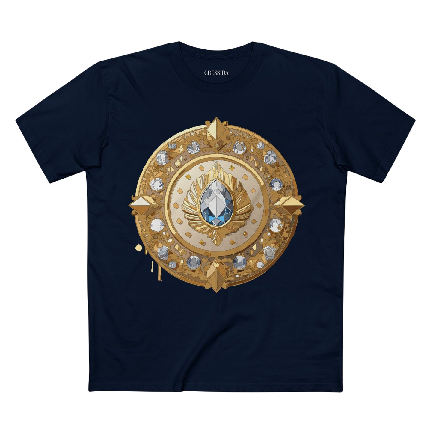 Medallion Shirt, Shirt with Medallion, Tee Shirt with Medal