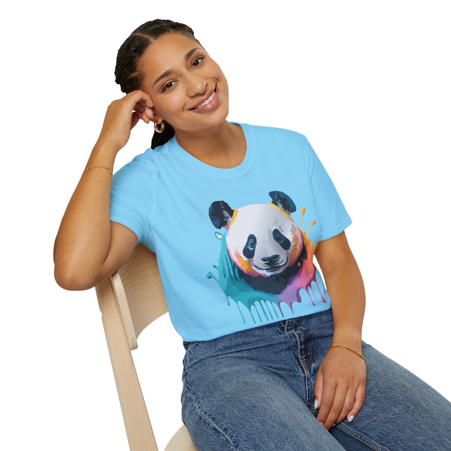 Panda Shirt, T Shirt with Panda, Animal Shirt, Tee Shirt with Animals