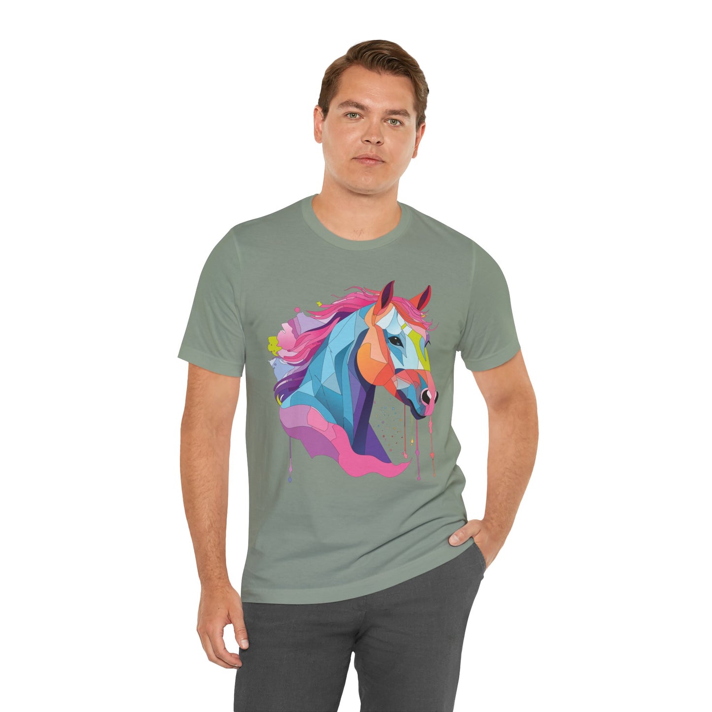 Unisex Animal Shirt, Tee Shirt with Animals, Art Design Tee Shirt, Wild Animals Shirt