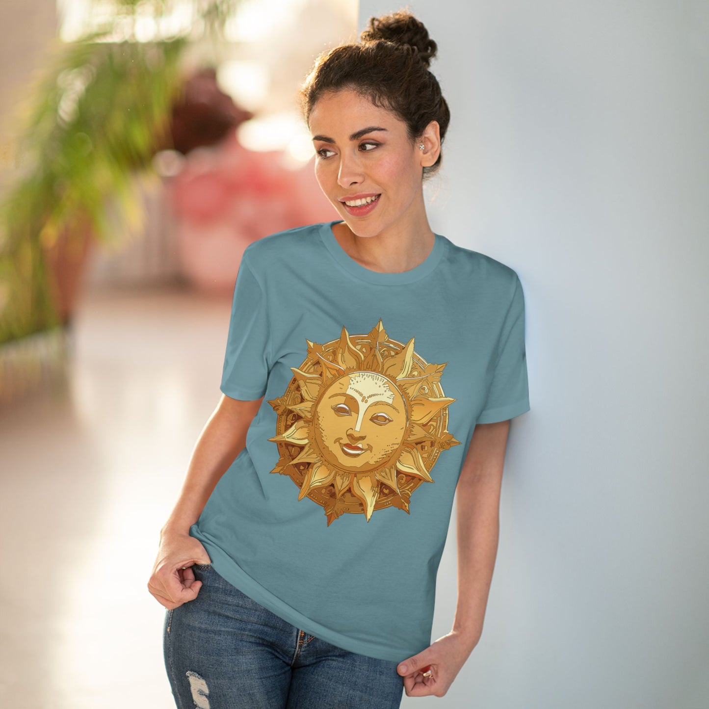 Organic T-shirt with Sun