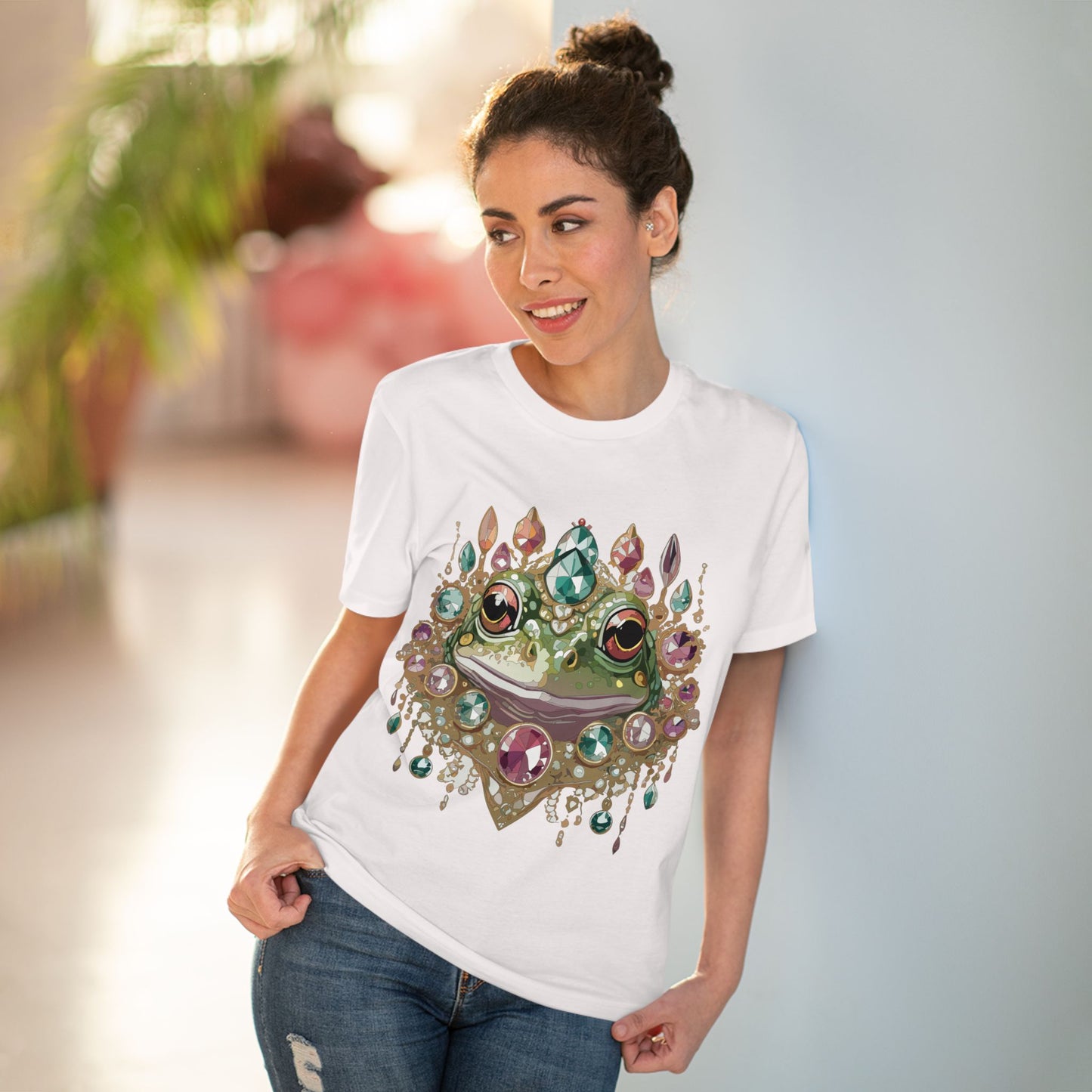 Organic T-shirt with Animals - Frog