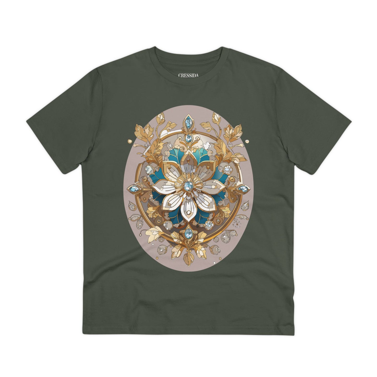 Organic T-shirt with Flower