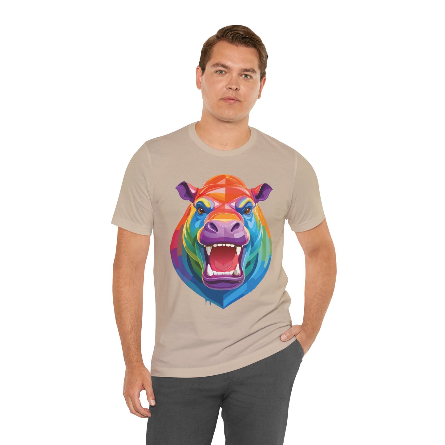 Unisex Animal Shirt, Tee Shirt with Animals, Art Design Tee Shirt, Wild Animals Shirt