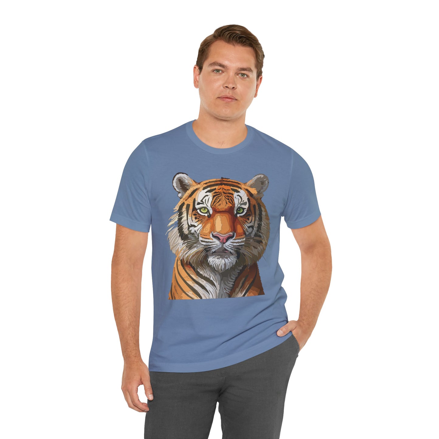 Unisex Animal Shirt, Tee Shirt with Animals, Art Design Tee Shirt, Wild Animals Shirt