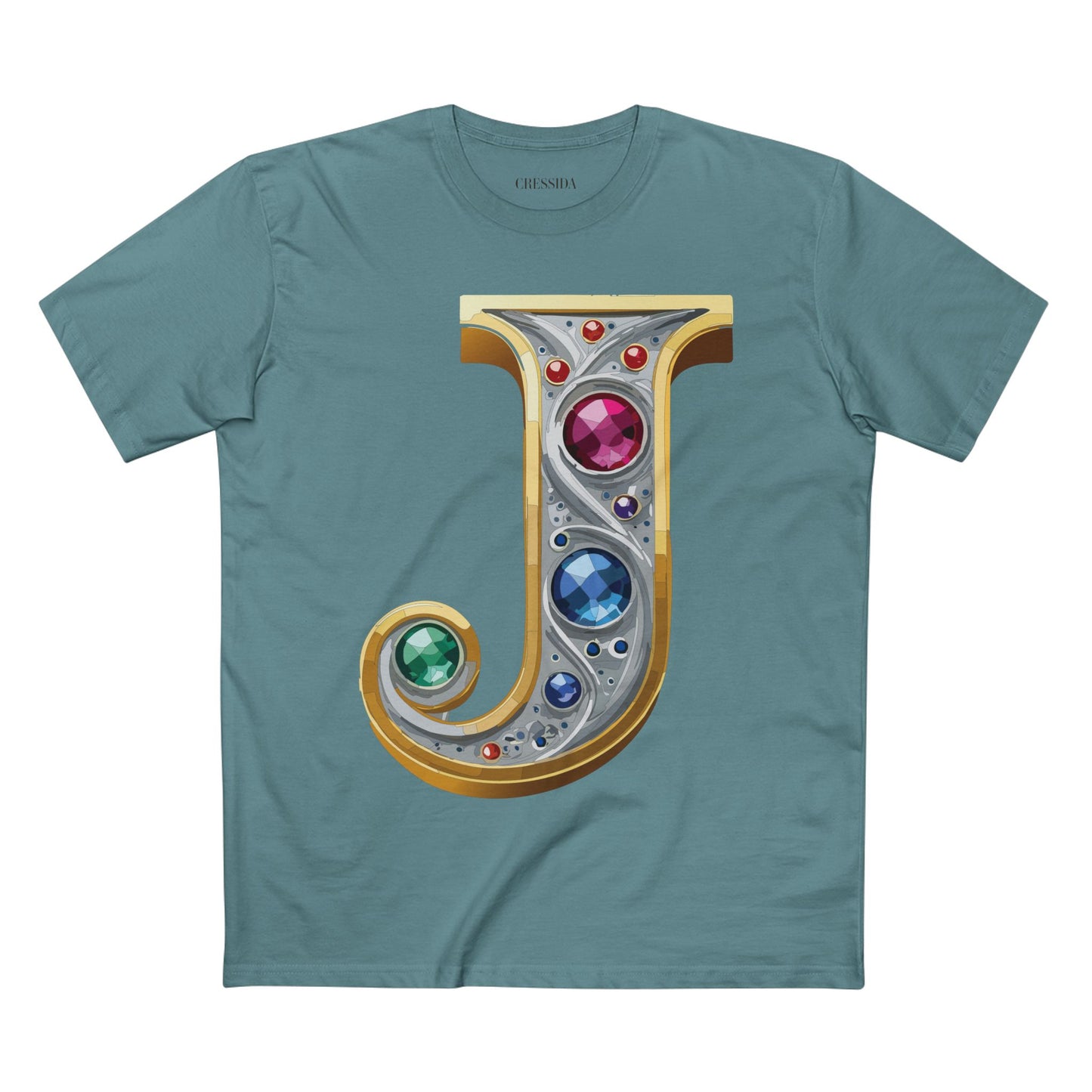 Letter Shirt, Shirt with Letters, Tee Shirt with Gold Letters