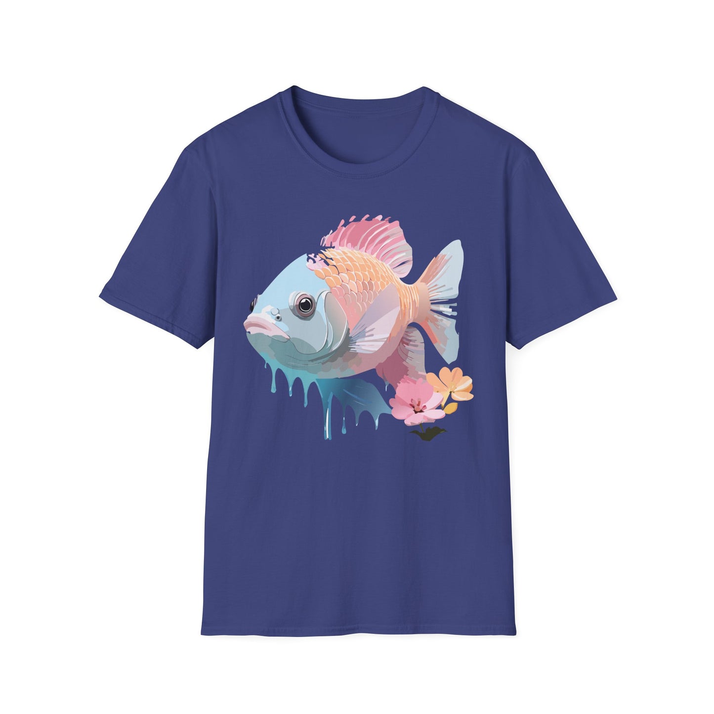 Copy of Fish Art Design Shirt, T Shirt with Fish, Graphic Shirt, Tee Shirt with Graphic Design, Shirt with Fish Graphic Art