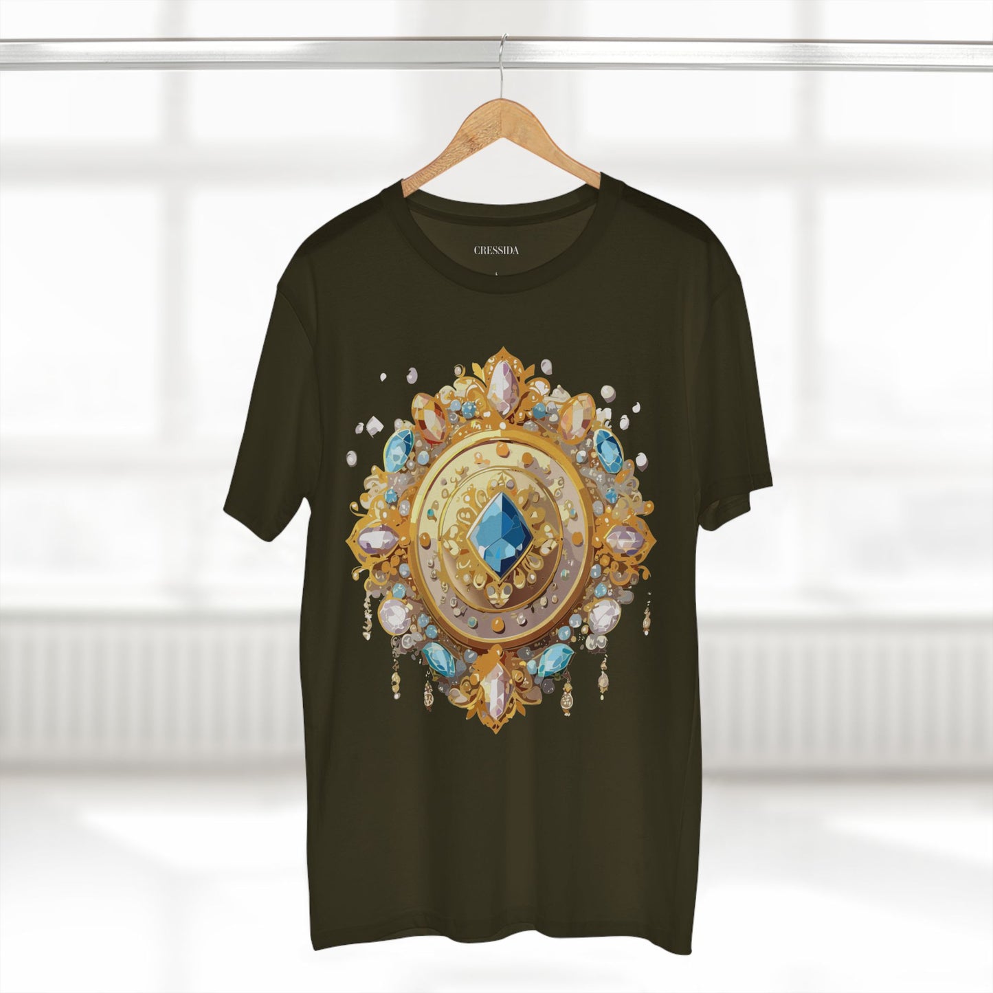 Medallion Shirt, Shirt with Medallion, Tee Shirt with Medal