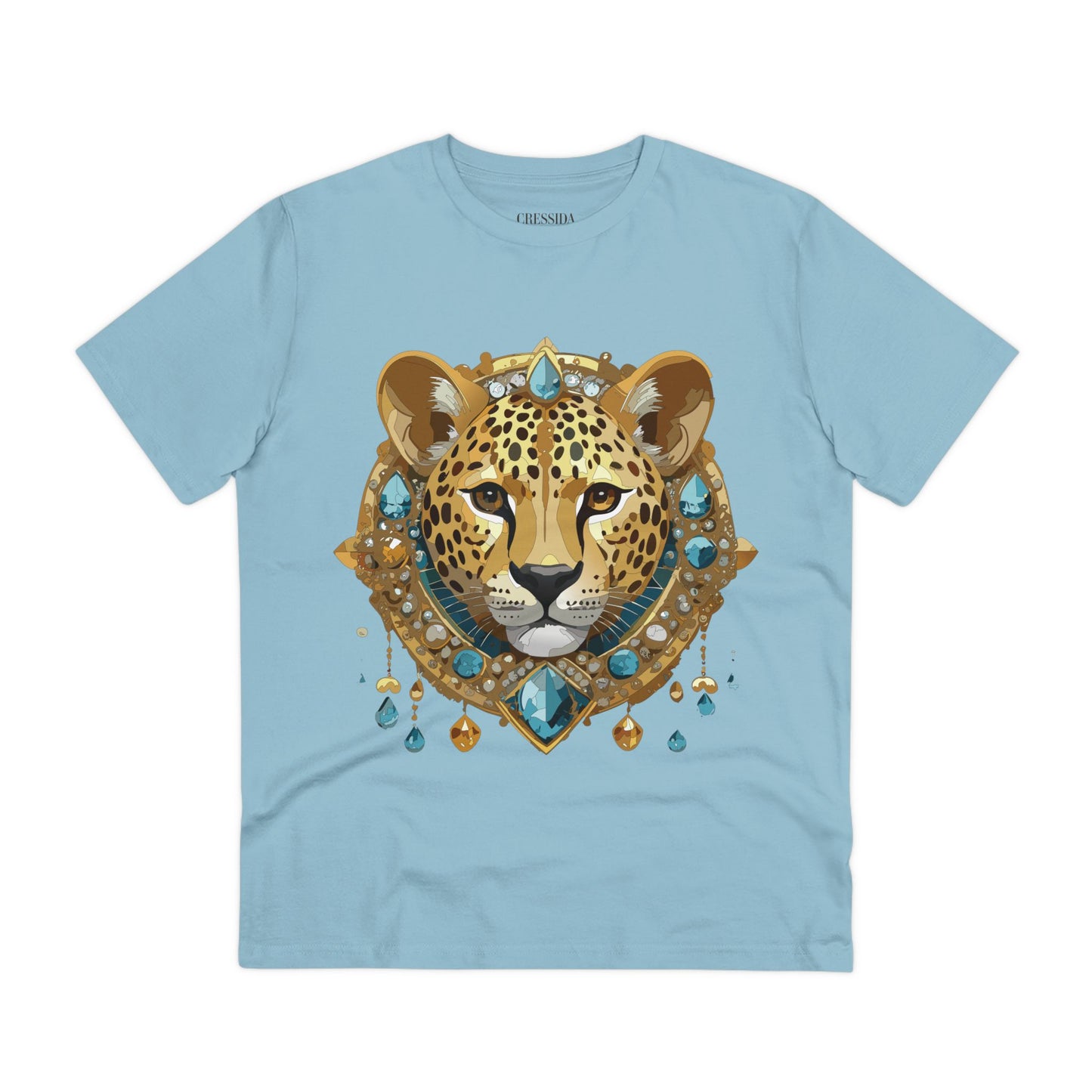 Organic T-shirt with Animals - Cheetah