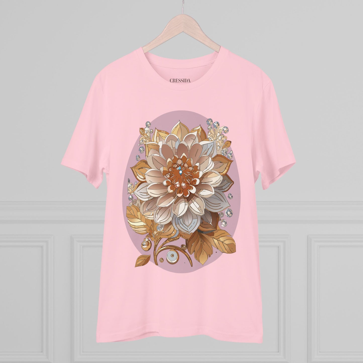 Organic T-shirt with Flower