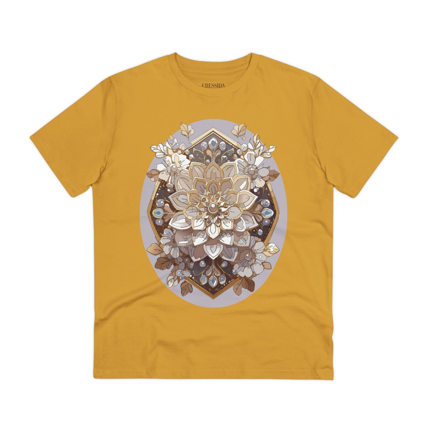 Organic T-shirt with Flower