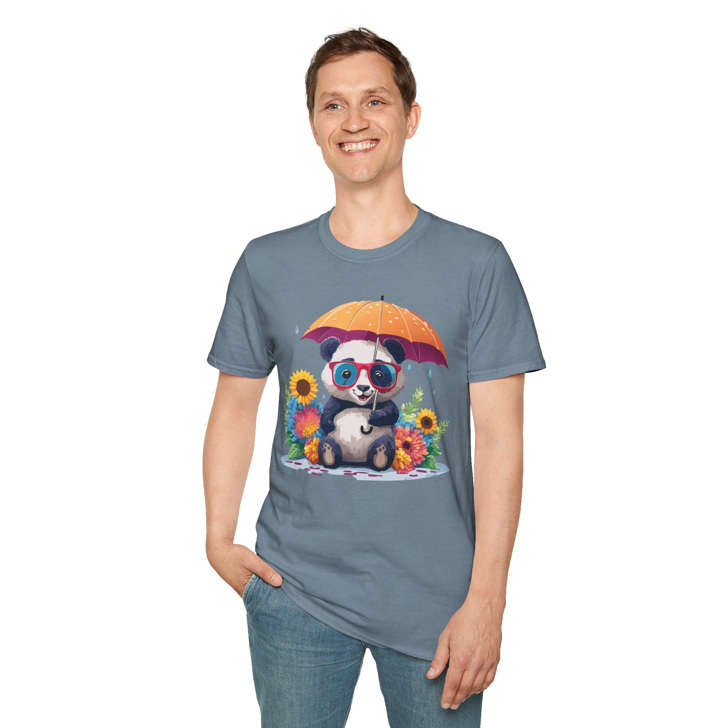 Panda Shirt, T Shirt with Panda, Animal Shirt, Tee Shirt with Animals