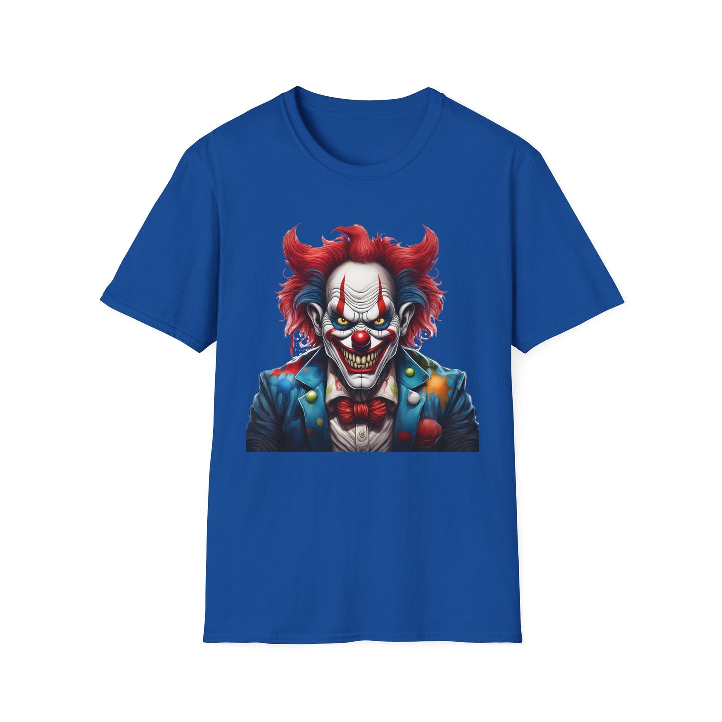 Clown Shirt, T Shirt with Clown, Funny Man Shirt, Tee Shirt with Funny Man, Circus Shirt, Shirt with Circus, Scary Man Shirt, Shirt with Scary Man