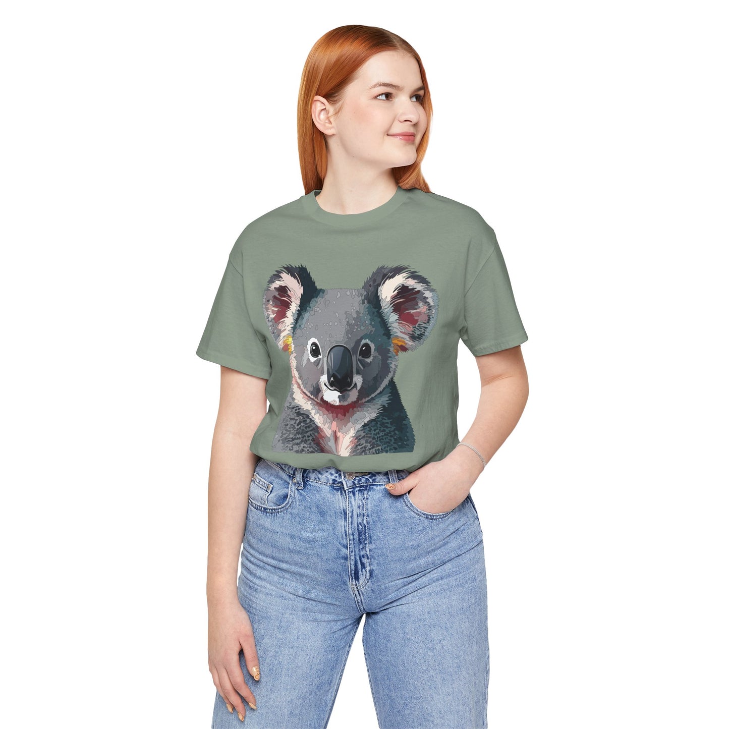 Unisex Animal Shirt, Tee Shirt with Animals, Art Design Tee Shirt, Wild Animals Shirt