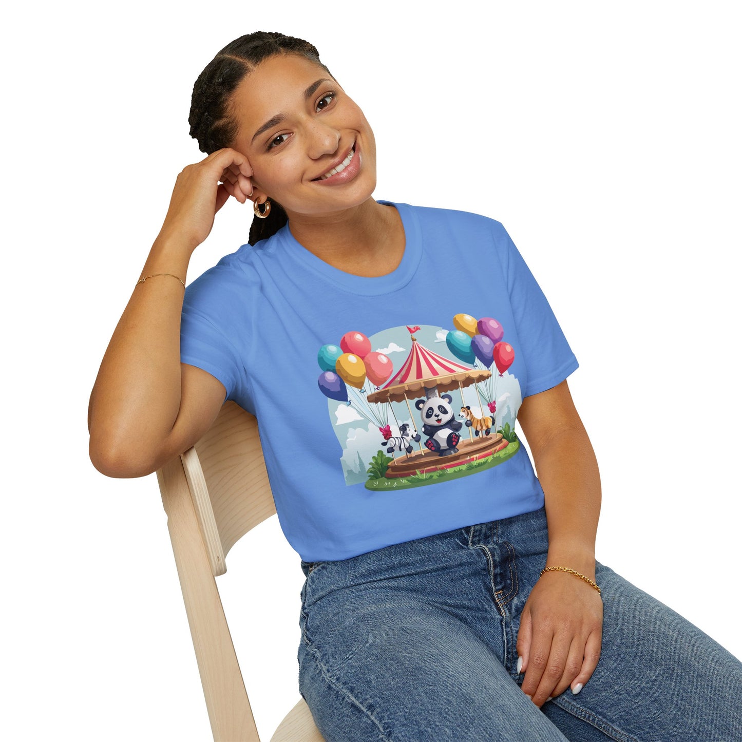 Panda Shirt, T Shirt with Panda, Animal Shirt, Tee Shirt with Animals