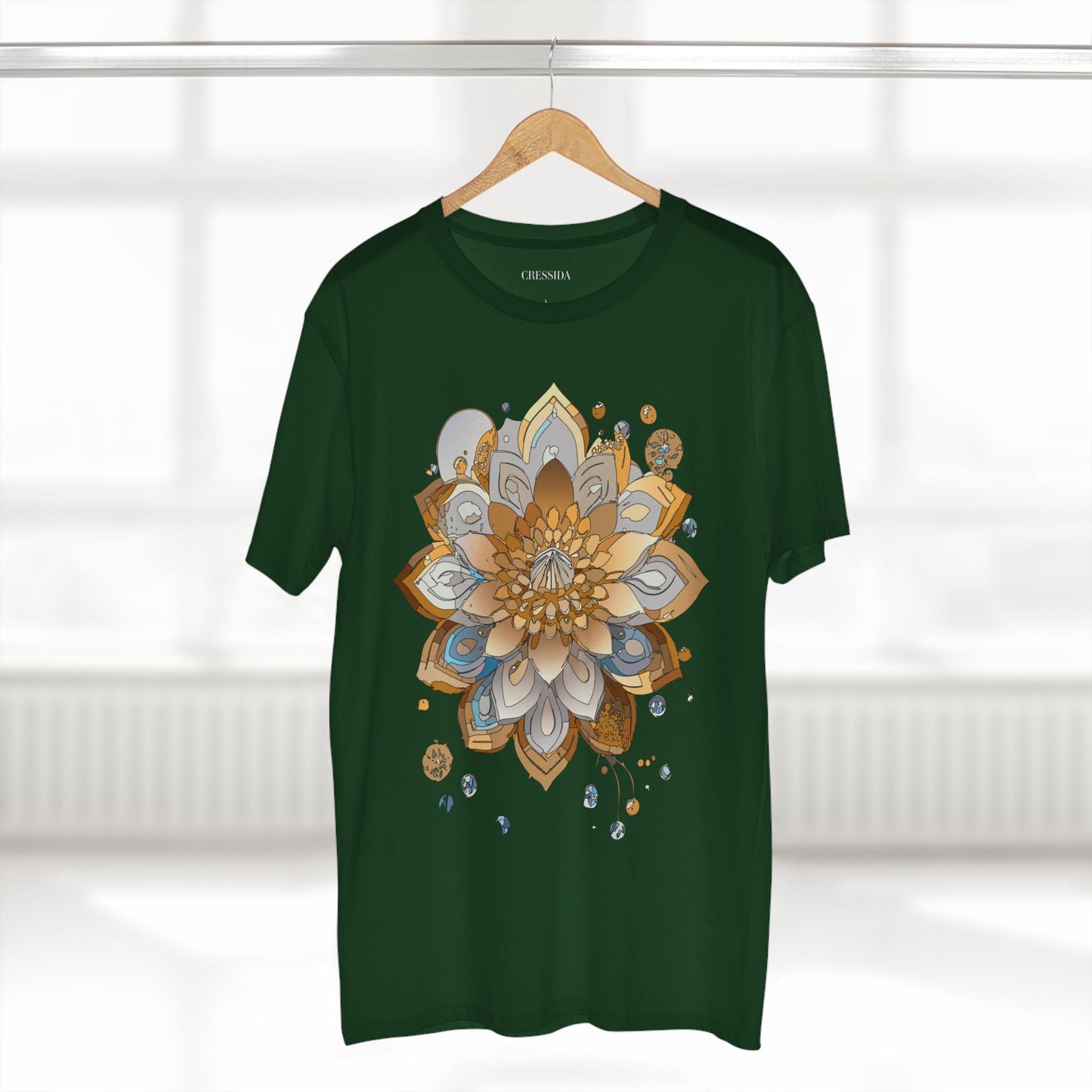 Floral Shirt, Shirt with Flower, Tee Shirt with Antique Flower