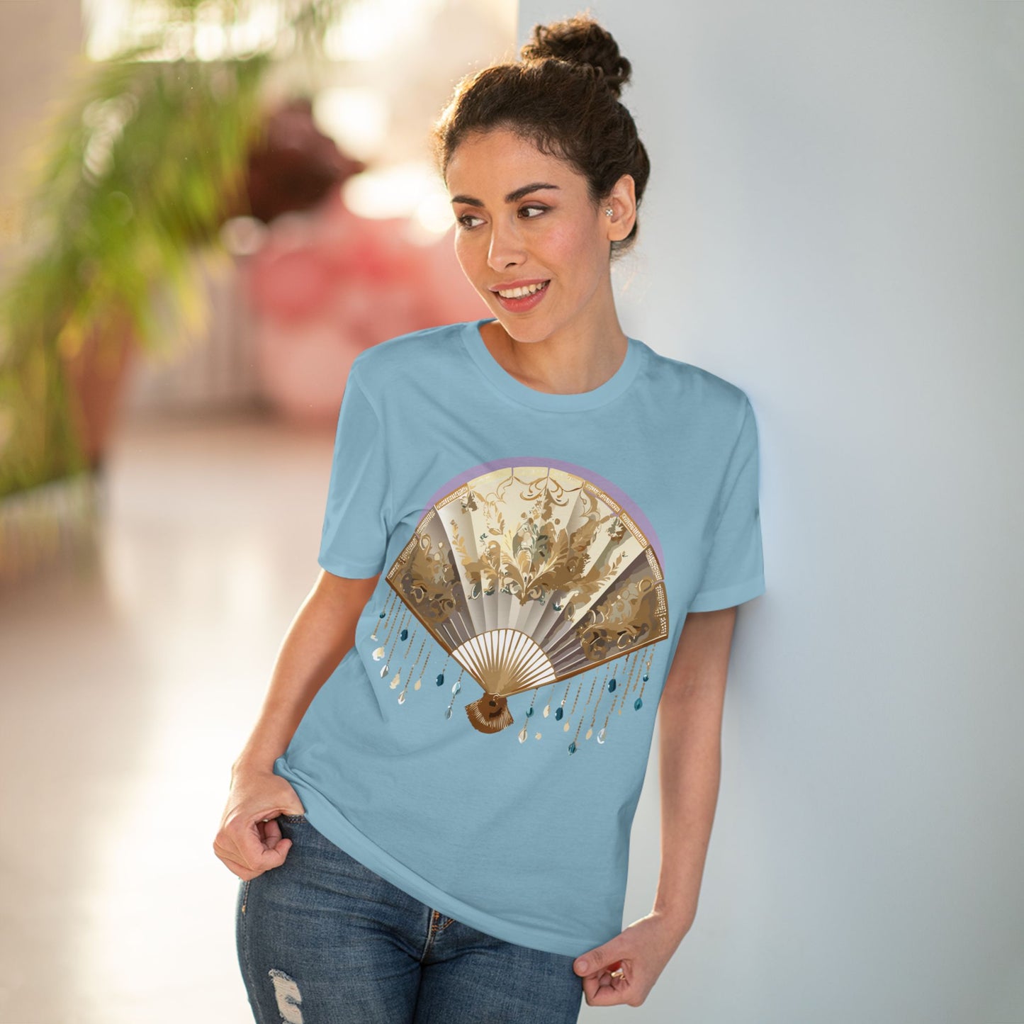 Organic T-shirt with Fan