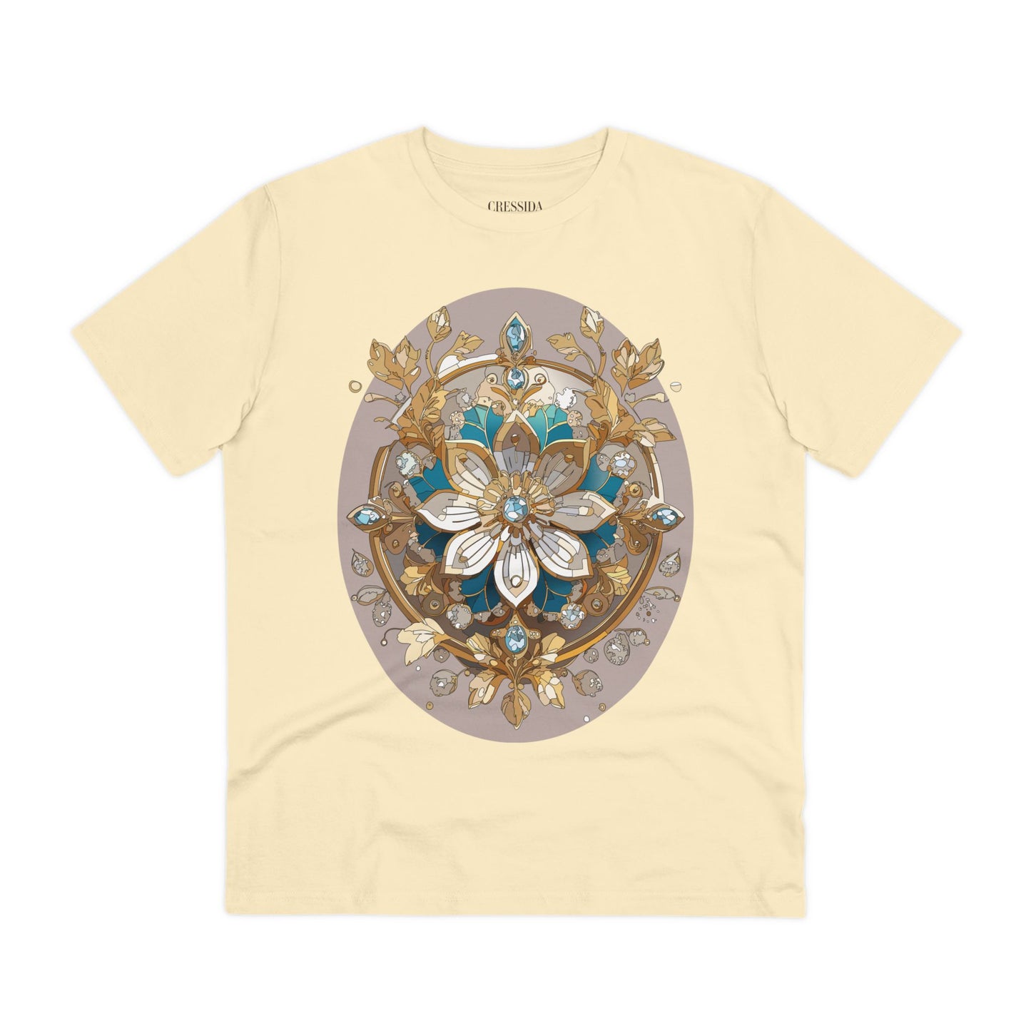 Organic T-shirt with Flower