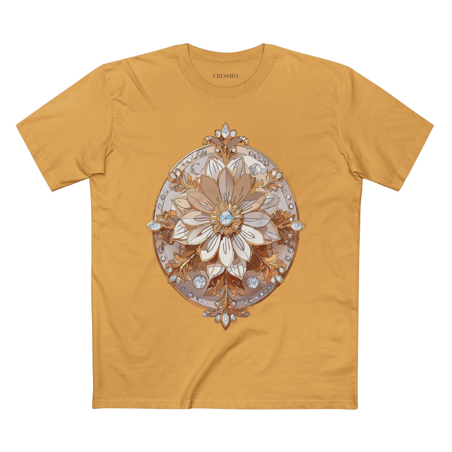 Floral Shirt, Shirt with Flower, Tee Shirt with Antique Flower