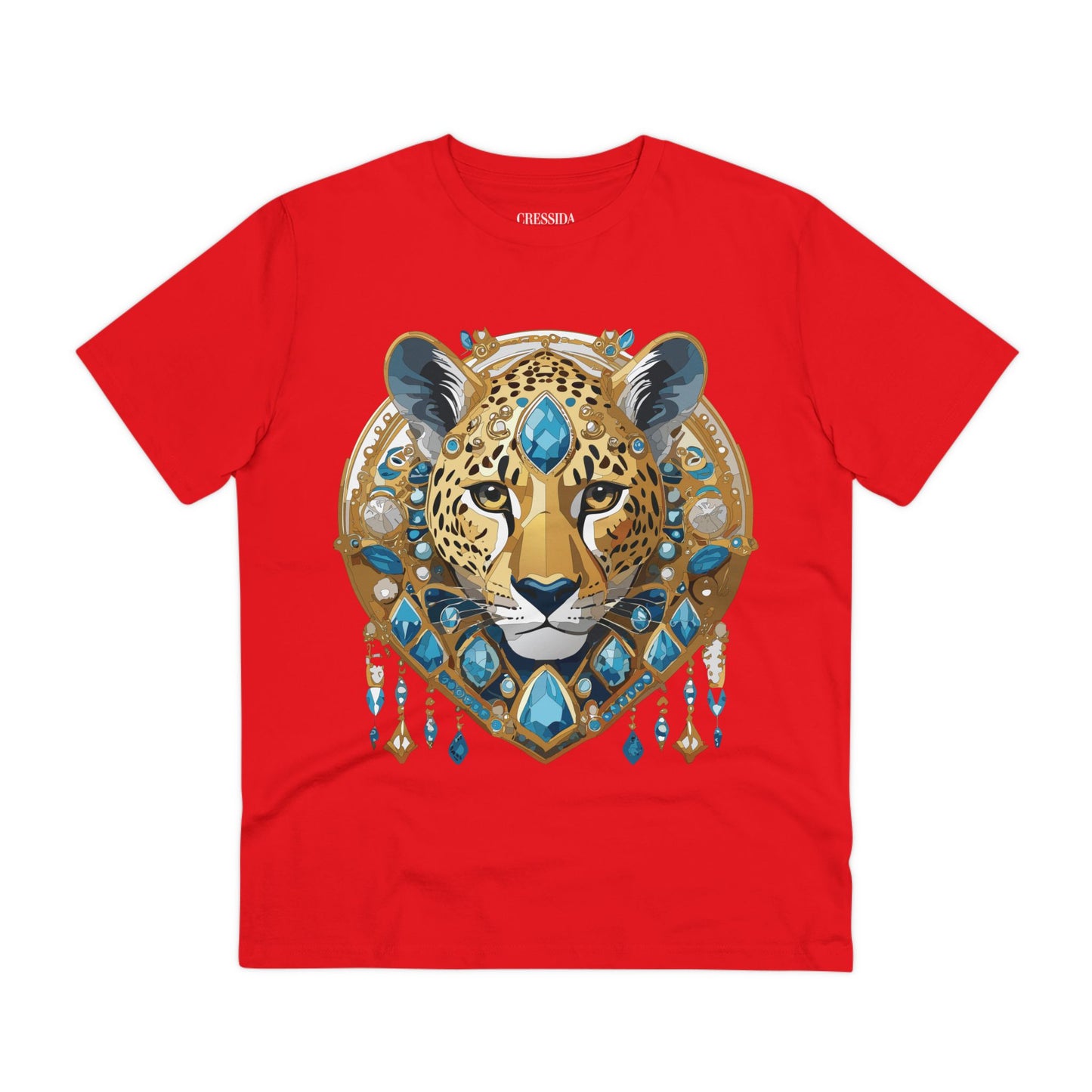 Organic T-shirt with Animals - Cheetah