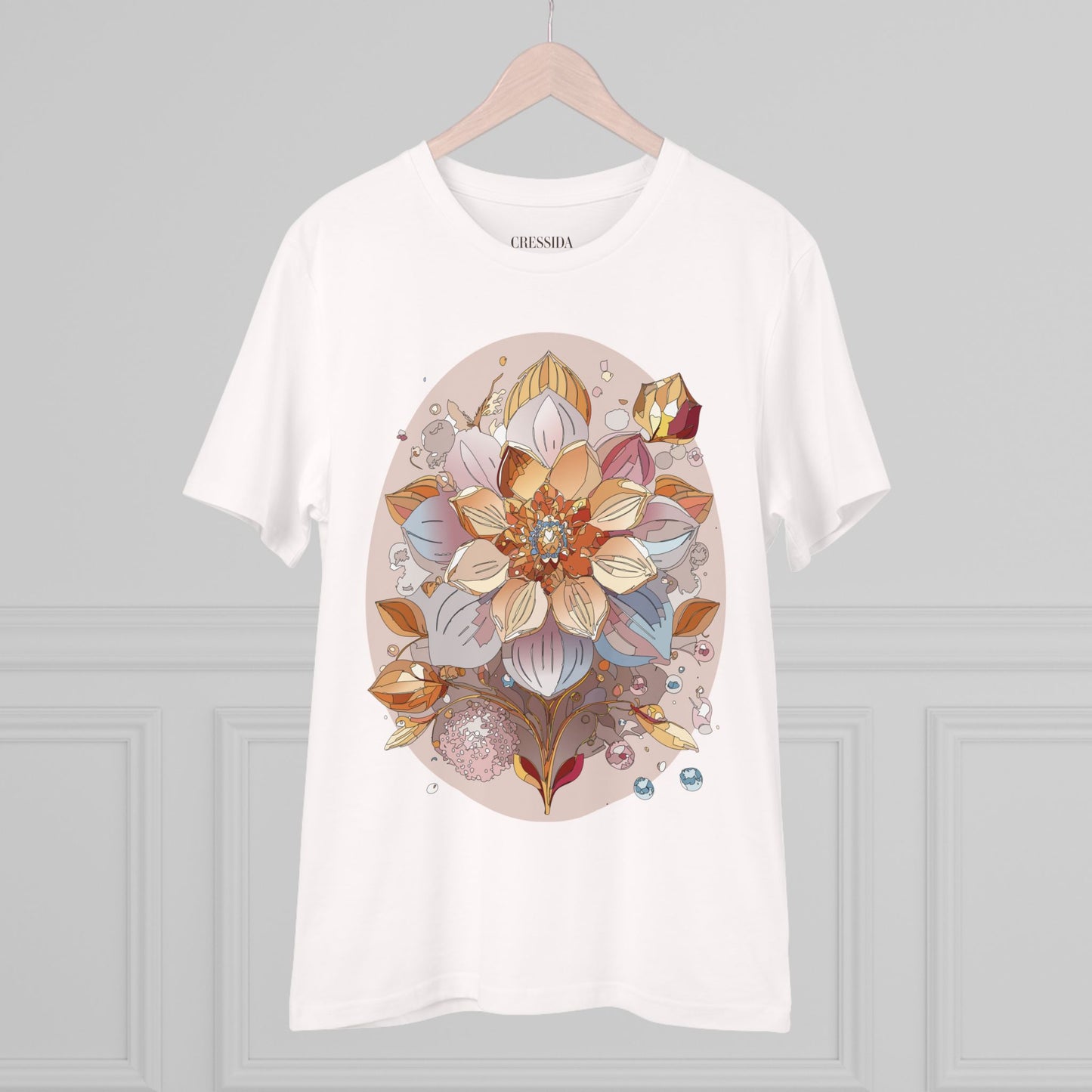 Organic T-shirt with Flower